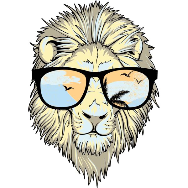 lion in sunglasses Thumbnail